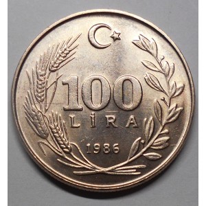 TURKEY 100 Lira 1986