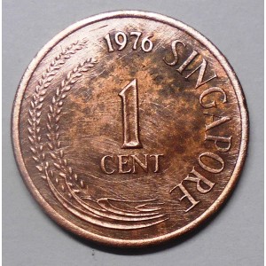 SINGAPORE 1 Cent 1976