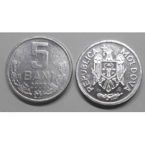 MOLDOVA 5 Bani 2002