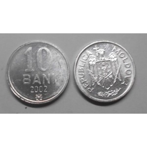 MOLDOVA 10 Bani 2002