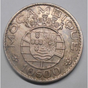 MOZAMBIQUE 10 Escudos 1974