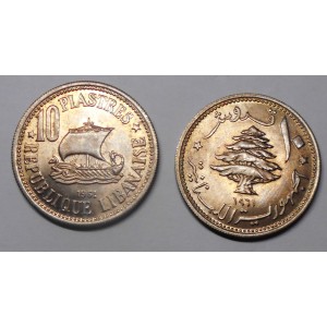 LEBANON 10 Piastres 1961