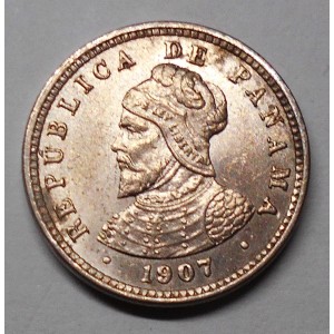 PANAMA 1/2 Centesimo 1907
