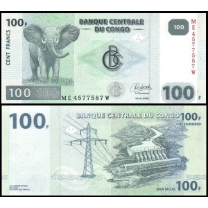 CONGO DEMOCRATIC 100 Francs...