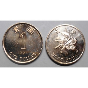 HONG KONG 1 Dollar 1997