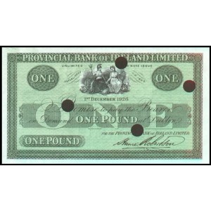 IRELAND 1 Pound 1926 Cancelled