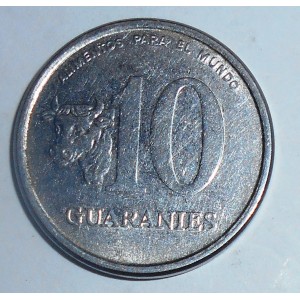 PARAGUAY 10 Guaranies 1980 FAO