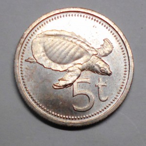 PAPUA NEW GUINEA 5 Toea 1975