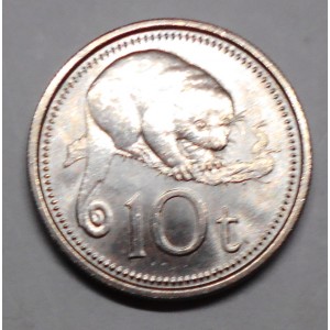 PAPUA NEW GUINEA 10 Toea 1976