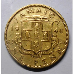 JAMAICA 1 Penny 1940
