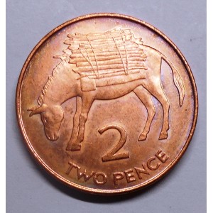 SAINT HELENA 2 Pence 1998