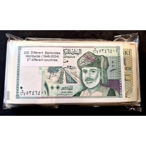 Lotto di 200 banconote...