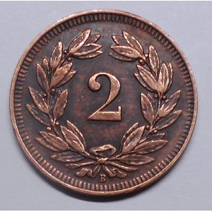 SWITZERLAND 2 Rappen 1915