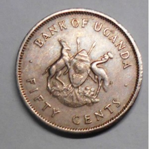 UGANDA 50 Cents 1974