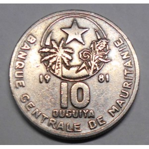 MAURITANIA 10 Ouguiya 1981
