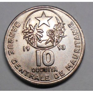 MAURITANIA 10 Ouguiya 1993