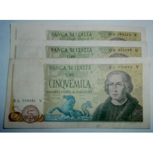 5000 Lire 1977 COLOMBO 3...