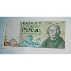 5000 Lire 1977 COLOMBO 3...