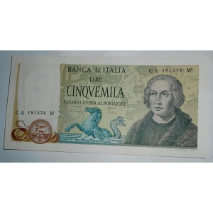 5000 Lire 1977 COLOMBO 3...