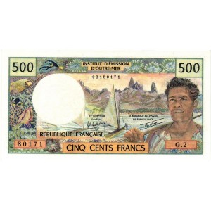 TAHITI 500 Francs 1977