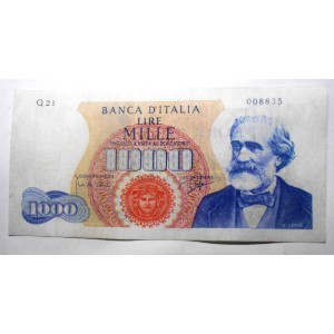 1000 Lire VERDI 14.01.1964
