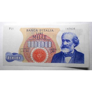 1000 Lire VERDI 14.01.1964