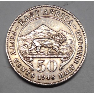 EAST AFRICA 50 Cents 1948