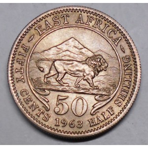 EAST AFRICA 50 Cents 1963