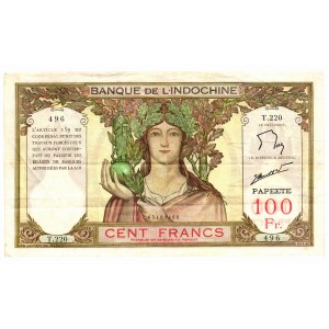 TAHITI 100 Francs 1939-65