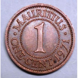 MAURITIUS 1 Cent 1971