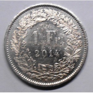 SWITZERLAND 1 Franc 2014