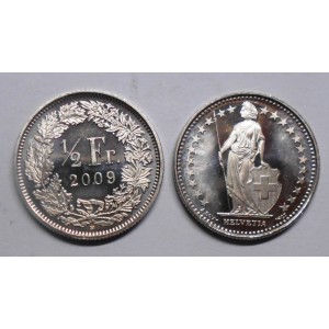 SWITZERLAND 1/2 Franc 2009