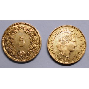SWITZERLAND 5 Rappen 1989