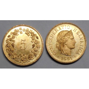 SWITZERLAND 5 Rappen 1991