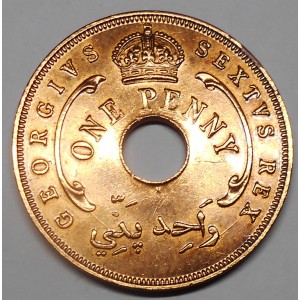 BRITISH WEST AFRICA 1 Penny...