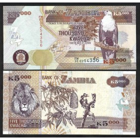 ZAMBIA 5000 Kwacha 2011