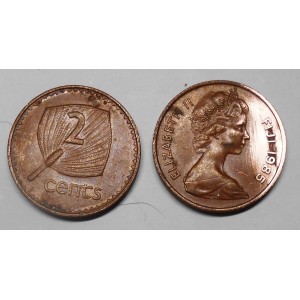 FIJI 2 Cents 1985