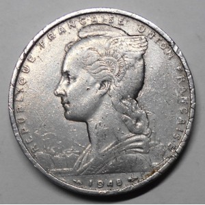 FRENCH SOMALILAND 5 Francs...