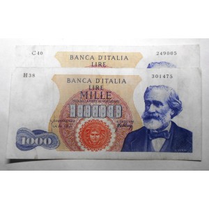 1000 Lire VERDI 1966