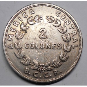COSTA RICA 2 Colones 1970