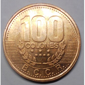 COSTA RICA 100 Colones 1995