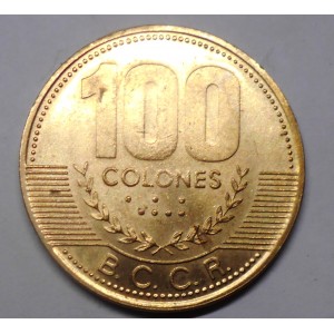 COSTA RICA 100 Colones 1998