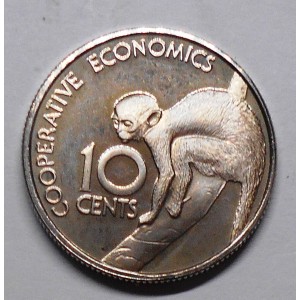 GUYANA 10 Cents 1977...