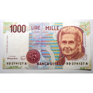 1000 Lire Montessori Serie...