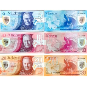 SAINT HELENA Complete SET 5...