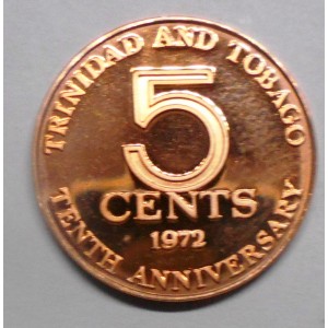 TRINIDAD & TOBAGO 5 Cents...