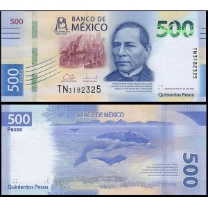 MEXICO 500 Pesos 27.06.2024...