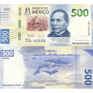 MEXICO 500 Pesos 27.06.2024...