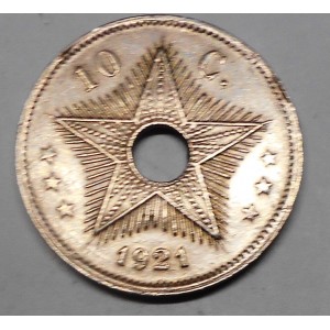 BELGIAN CONGO 10 Centimes 1921