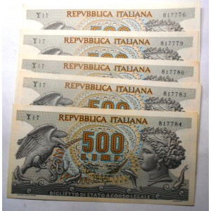 500 Lire ARETUSA 1967 FDS...